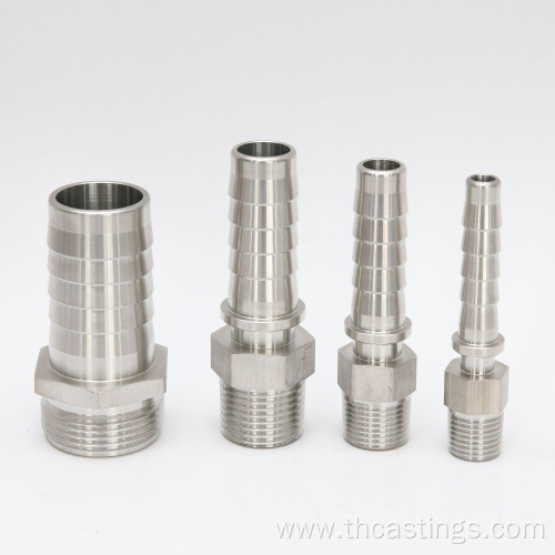 Stainless steel machinery parts hydraulic hose fittings